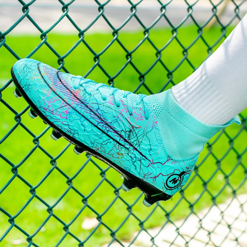 Soccer Shoes Men And Women Kids Summer Quality Football Boots   Large Size Assassin TF/AG Sneaker  Training 33-47#