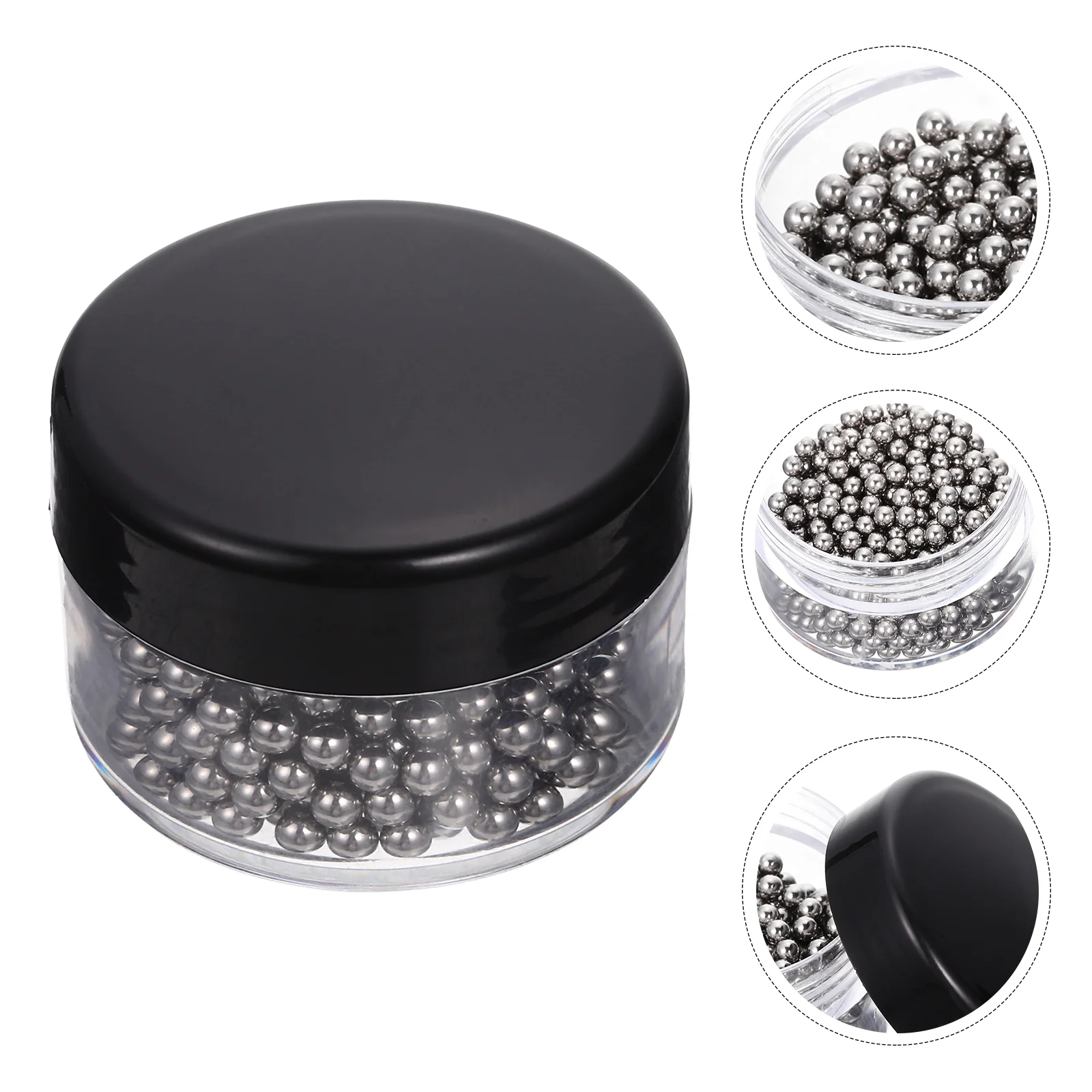 

400 Pcs Smooth Stainless Steel Durable Clean Balls Cleaner Balls Decanter Cleaner for Cleaning Decanter