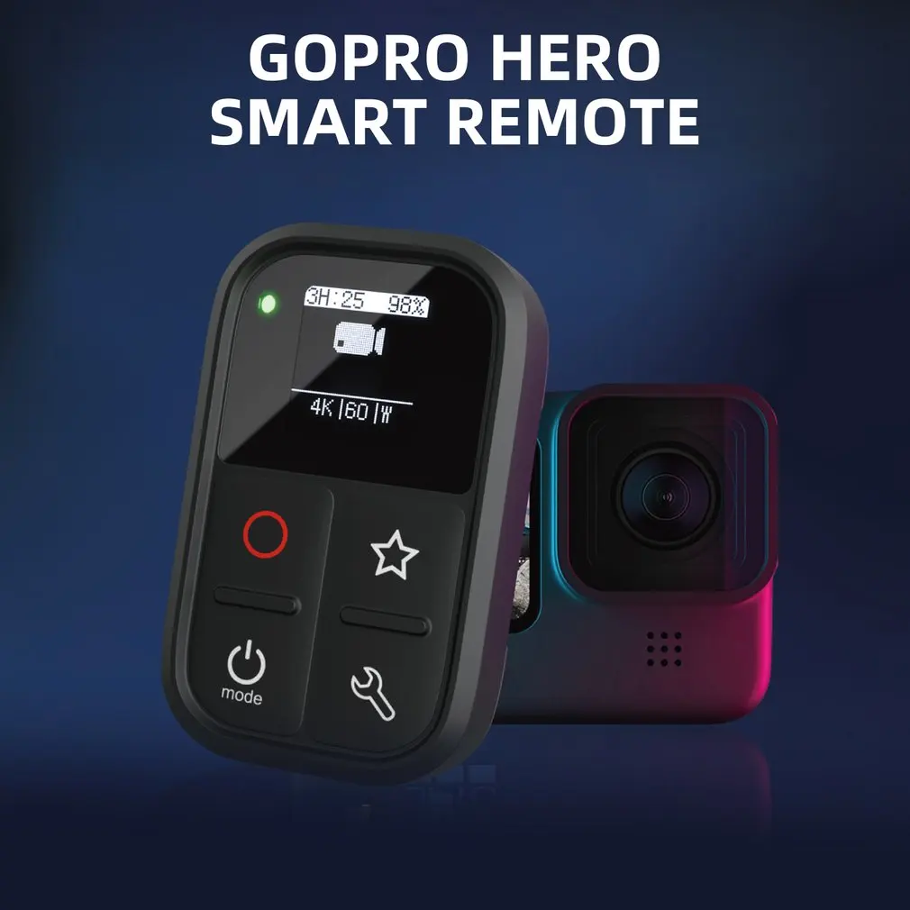 

Soft Glue Remote Control For Gopro Hero 10 9 8 Max With Wristband Wireless Smart Remote Waterproof Action Camera Remote Control