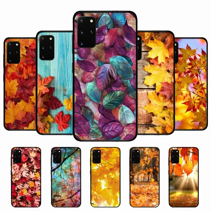 

autumn leaves Phone Case for Samsung S10 21 20 9 8 plus lite S20 UlTRA 7edge