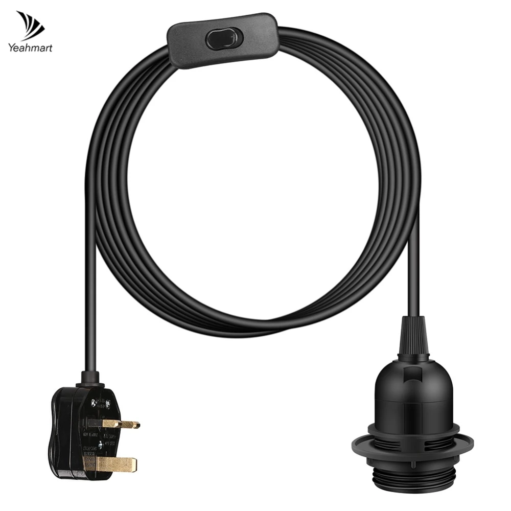 

Базовый держатель для лампы, шнур питания, кабель E27, британская стандартная деталь, комплект для удлинения, подвесной кабель для лампы, розетка для лампы