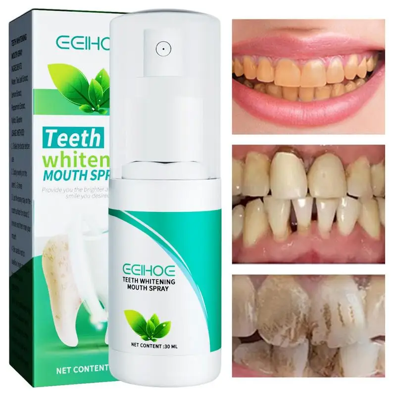 

30ml Mouth Oral Spray Quit Smoke Bad Breath Freshener Female Male Portable Cleaning Breath Agent Spray