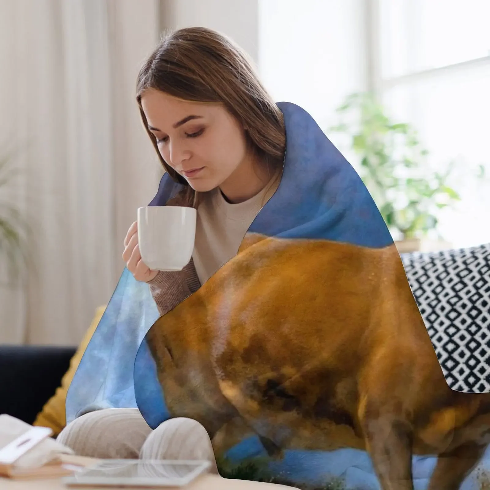 Плед Edwin Landseer - The Monarch of the Glen