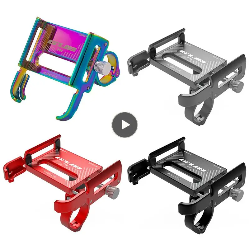 

Motorcycles Bicycle Phone Holder Aluminum Alloy 360° Rotatable Phone Bracket Riding Navigation Phone Holder For 6-10cm Phone
