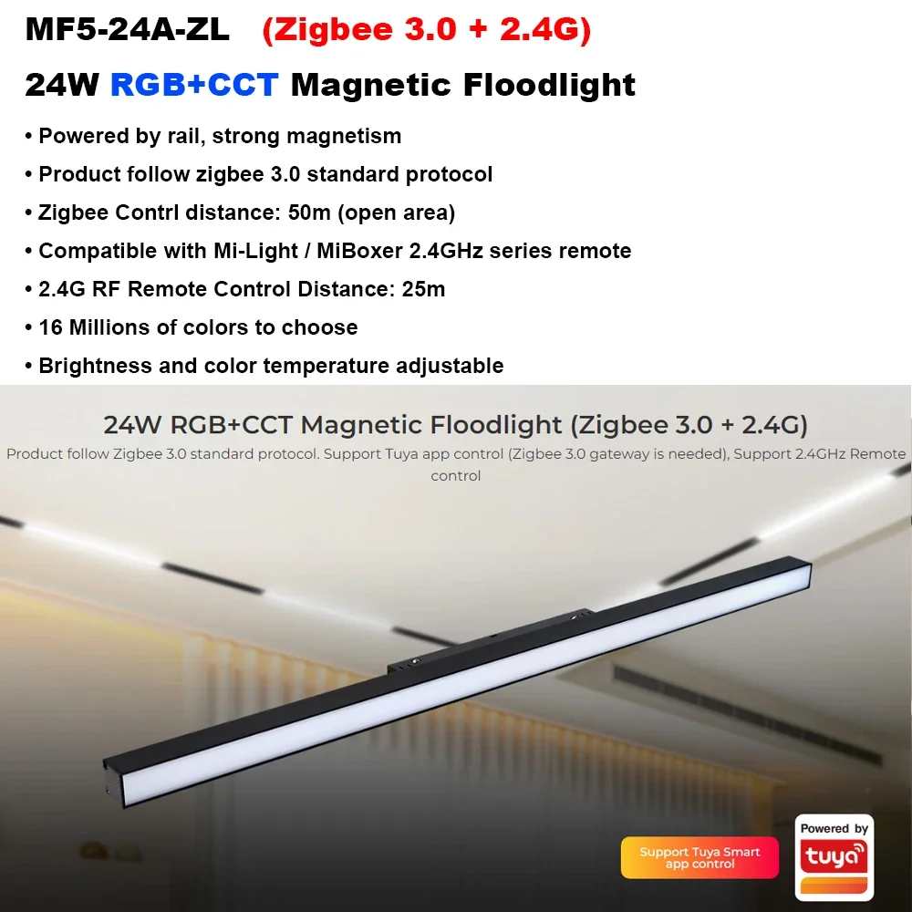 

WRMIHU Умный магнитный спот RGB+CCT