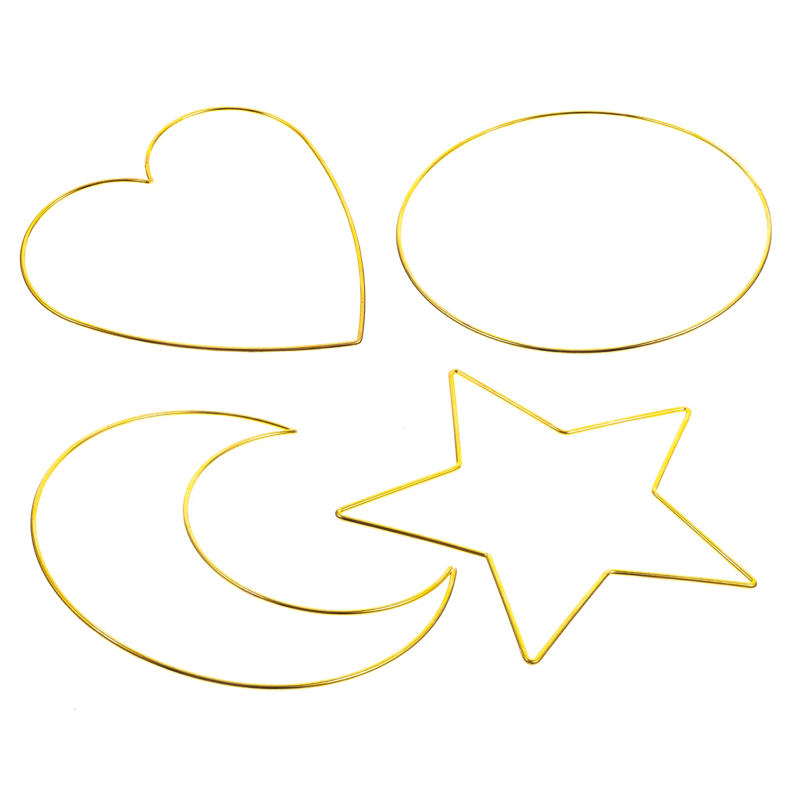 

Metal Hoop Rings Macrame Ring Dream Wreath Star Hoops Catcher Craftshaped Floral Moon Circle Shape Supplies