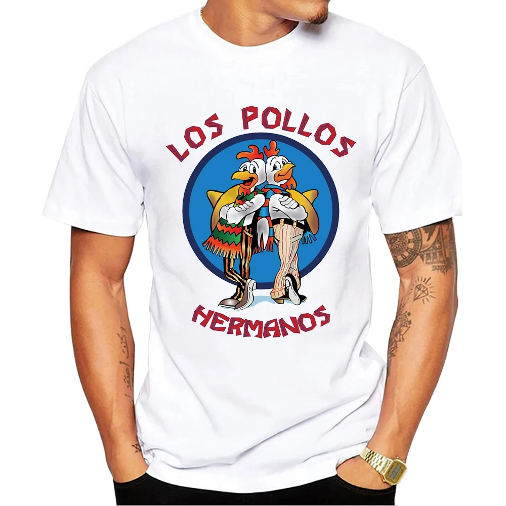 TEEHUB Забавные мужские футболки LOS POLLOS HERMANOS для мальчиков рождественская мужская