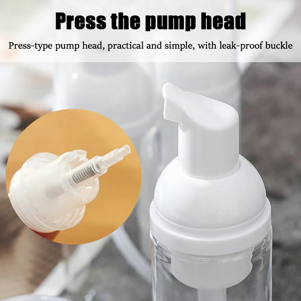 150/200 мл пенная бутылка пластиковая с насосом дорожная пустая косметическая для