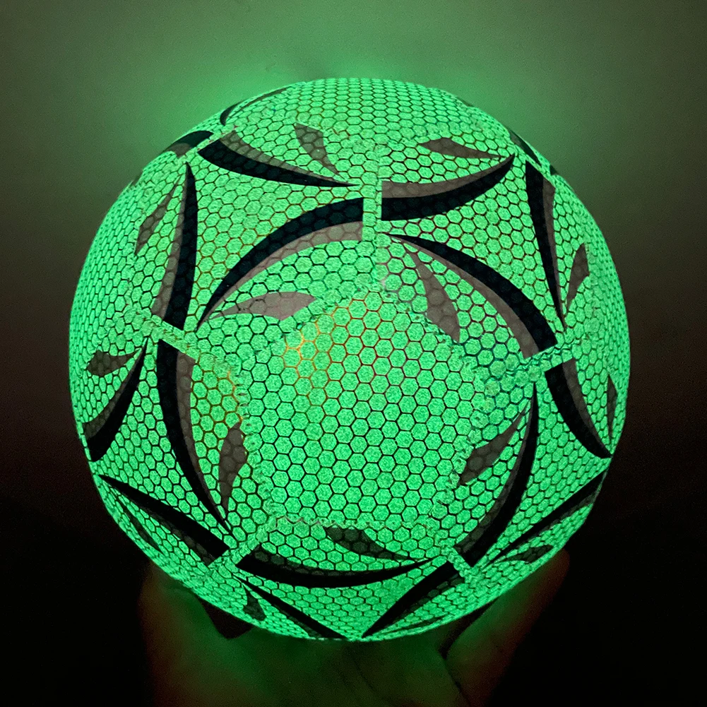 

Soccer Ball Luminous Night Glowing Football for Adult Children Training Competition Exercise Training Practice