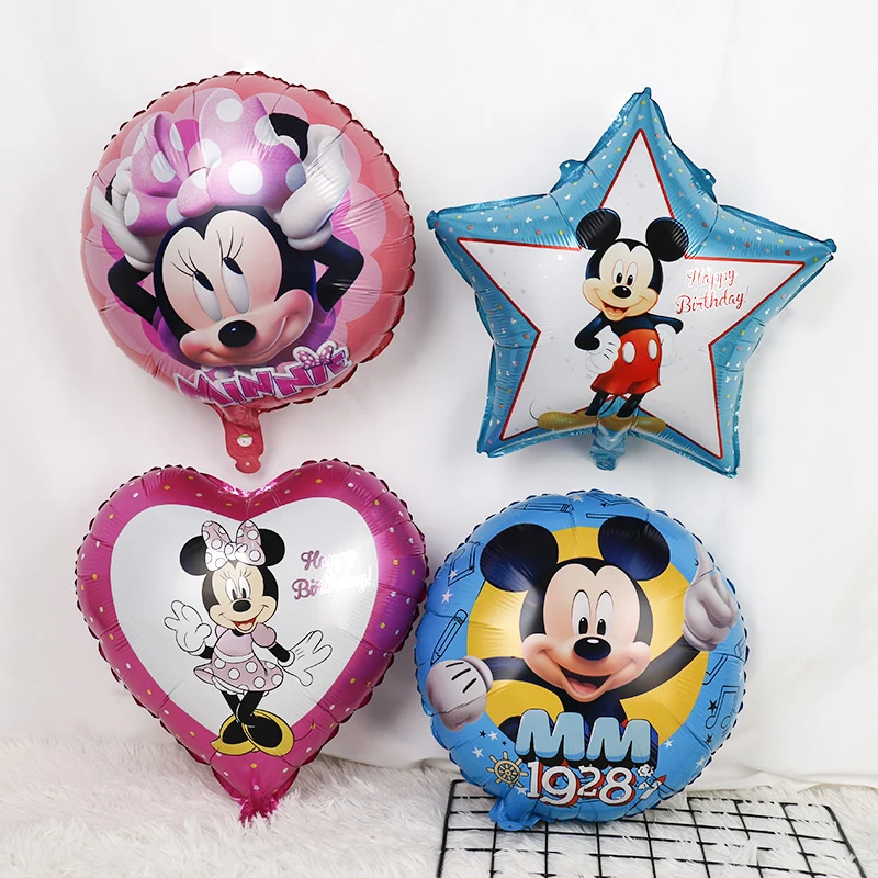 Гигантский Микки и Минни дневной свет, Мультяшные фольгированные шарики, украшения для детского дня рождения и вечеринки, Классические игрушки в подарок (art.: 3920bed33072a) - 3920bed33072a