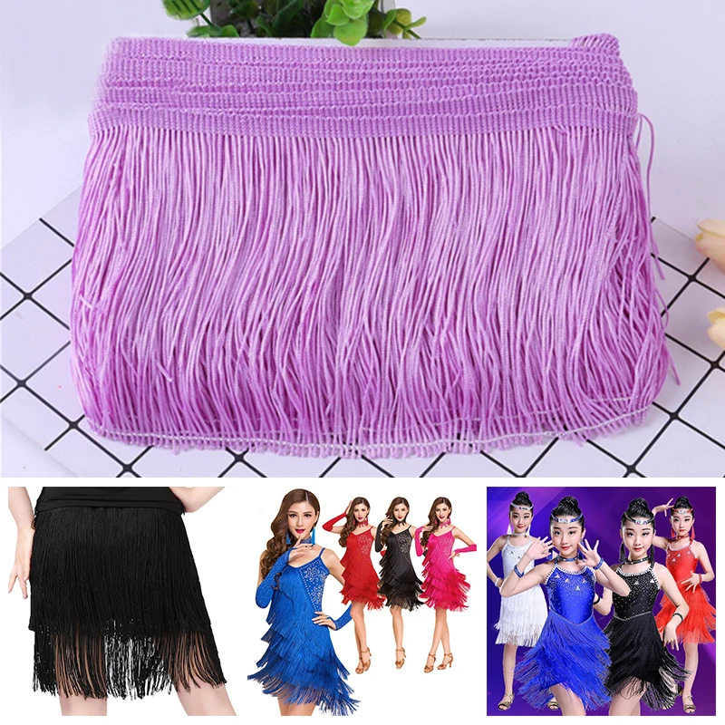 

10 Yards 15cm Long Tassel Fringe Trim Lace Ribbon Tassels For Curtains Dresses Fringes For Sewing Trimmings Accessories Crafts