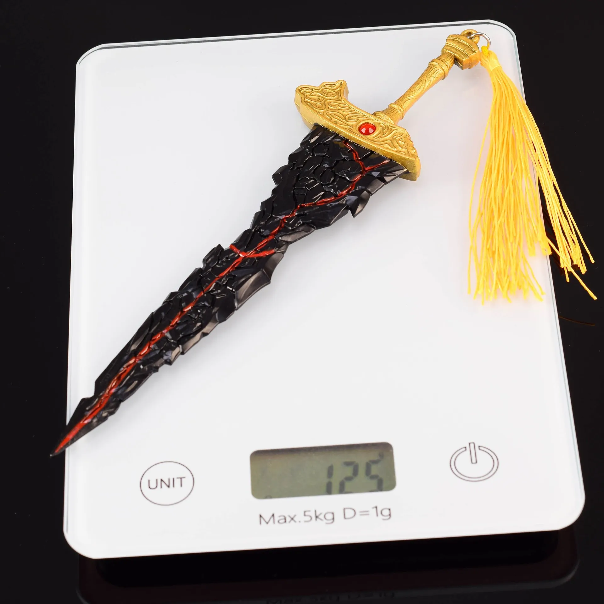 22 см брелок с черным лезвием Maliketh's ER игровая периферия меч модель оружия