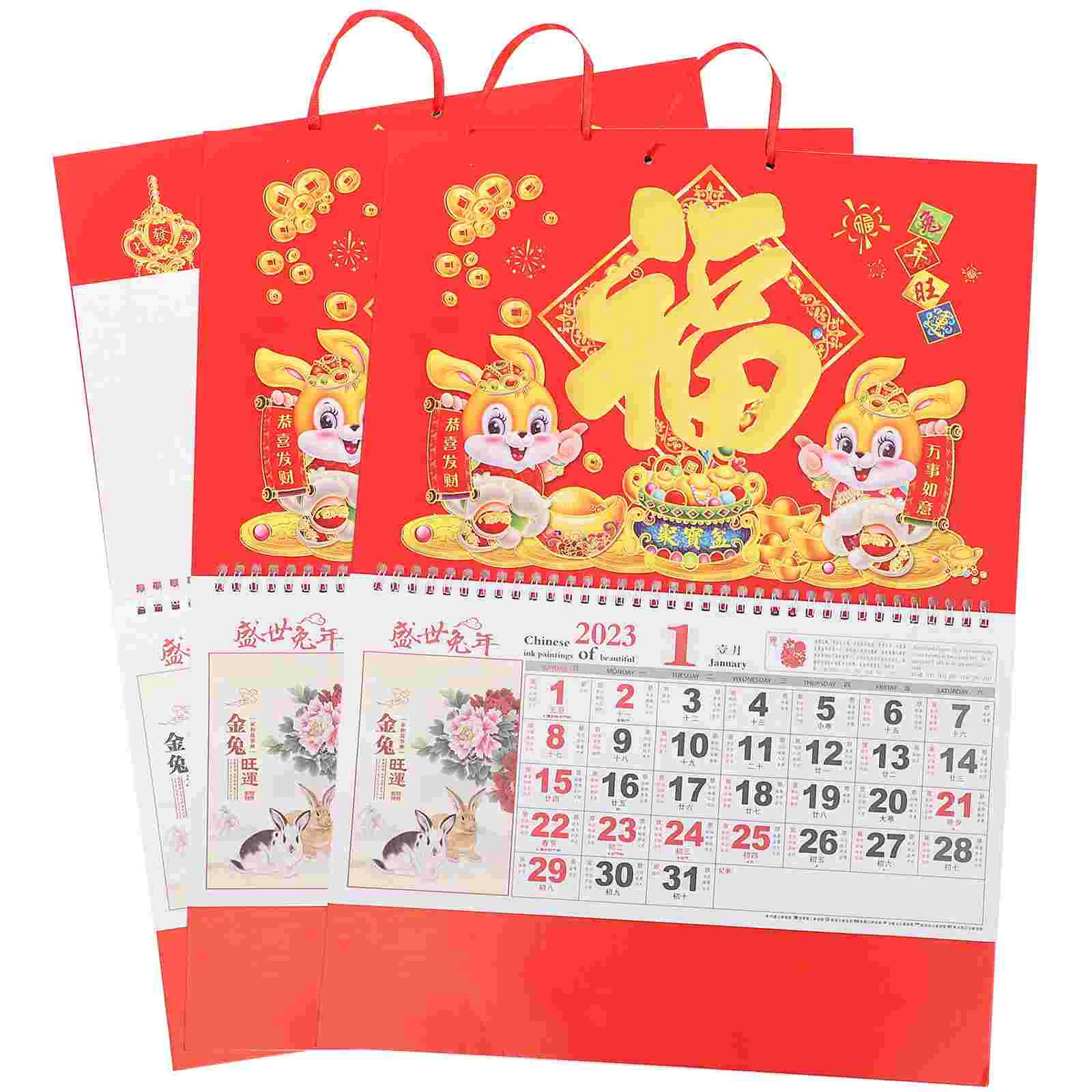 

Calendar Year Chinese Wall Rabbitnew The Hanging Lunar Monthly Plannercalendars Schedule Festival Spring Decor Home Traditional