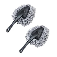 2 Pack Super Soft Microfiber Car Dash Duster Brush for Car Cleaning Home Kitchen Computer Cleaning Brush Dusting Tool