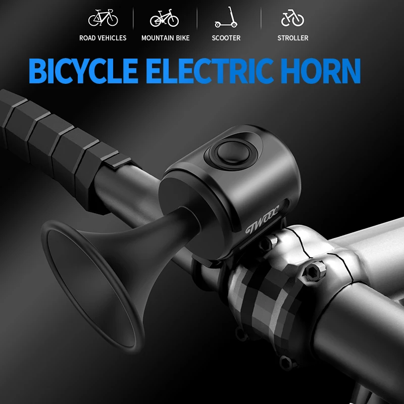 

Велосипедный звонок, электронный звуковой сигнал 120 дБ, громкость предупреждения об езде на велосипеде, водонепроницаемость IPX4, батарея CR2032...