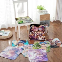 re zero anime decorative seat cushion office dining stool pad sponge sofa mat non slip stool seat mat