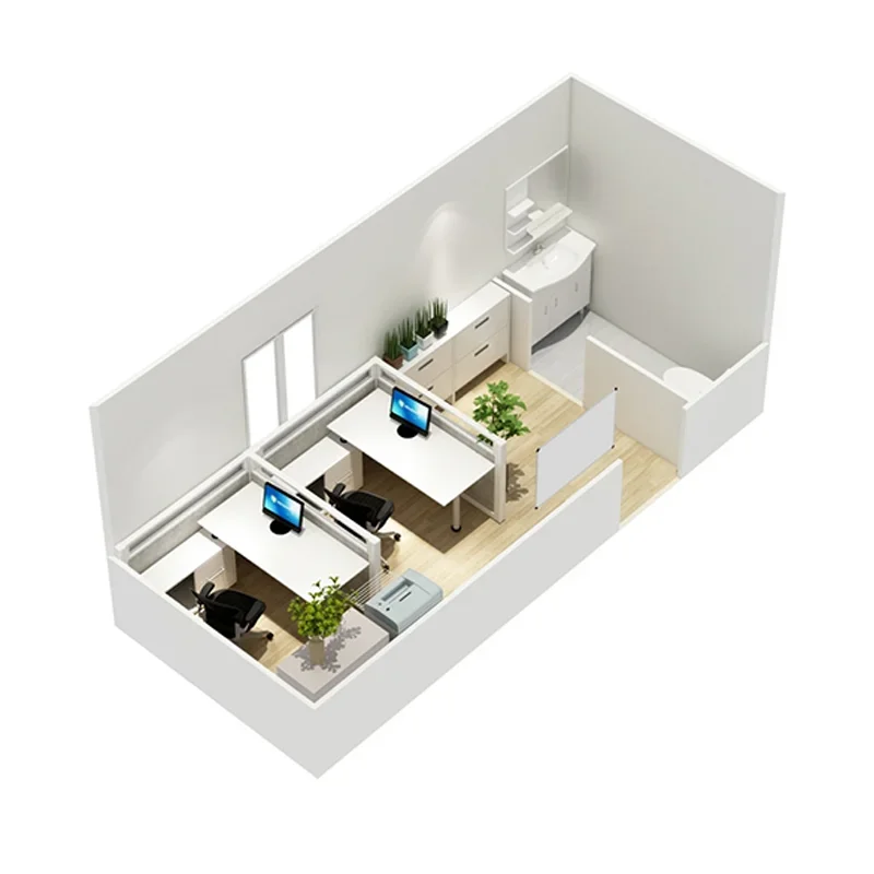 Лидер продаж мобильный сборный гофрированный контейнер модульный дом 40 футов