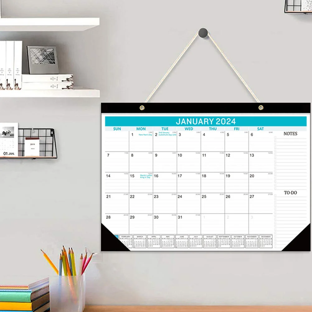

Настенный календарь, календарь на английском языке, ежемесячный календарь, настенный подвесной календарь для ежедневного использования, 1 комплект
