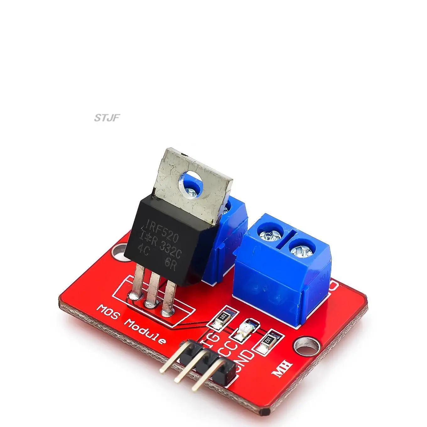 Верхняя кнопка Mosfet 0-24 В стандартный модуль IRF520 для Arduino MCU ARM Raspberry pi