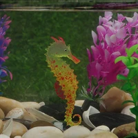 luminous home fish tank toy aquatic silicone ornaments aquarium decoration seahorse