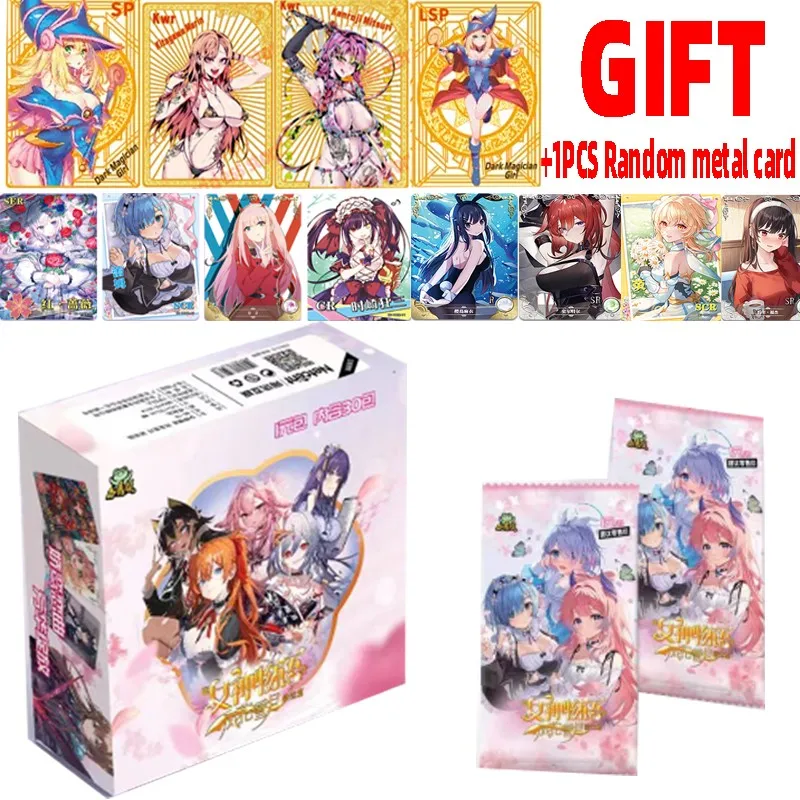 2023 New Goddess Story Ns 0m10 Card Booster Box Collection Girl Party Swimsuit Bikini Anime Game Christmas Children's Toy