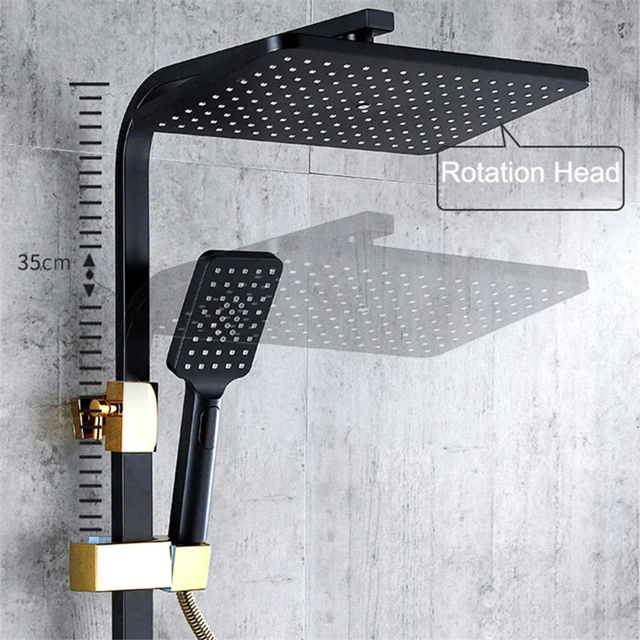 Senducs термостатический душевой набор для ванной комнаты роскошная цифровая