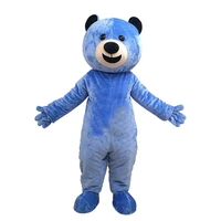 blue bear mascot costume cosplay dress animal character cartoon outfit custom made adult size mascots for marketing