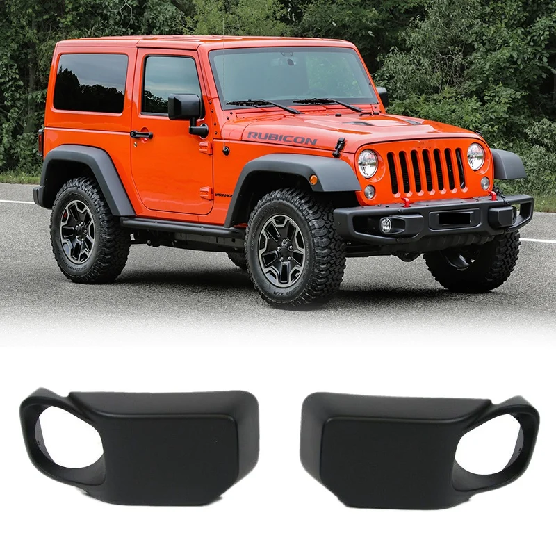 

Для 2013-2017 Jeep Wrangler передний левый + правый стальной бампер, противотуманная лампа, крышки 68231962AA