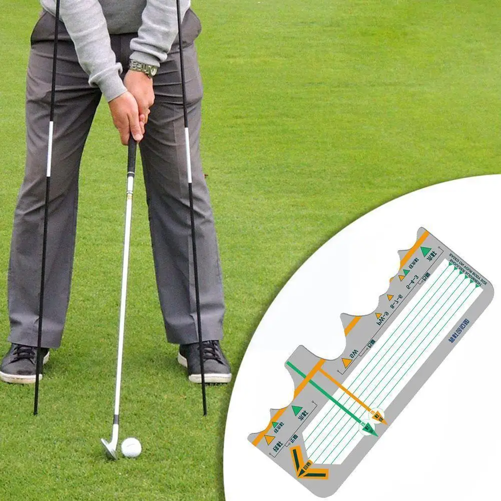 

Golf Station Board Swing Trainer Practice Corrective Golf Batting Supplies Calibration Beginners Posture Training Accessori A8m2