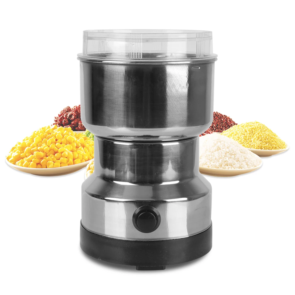 Grains Grinder Machine Electric Coffee Grinder for home Kitchen Multifunctional Coffe Chopper Blades Nuts Beans Spices Blender