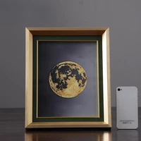 european creative luxury brushed solid wood photo frame table 6inch 7inch 10inch home living room decoration desktop decoration