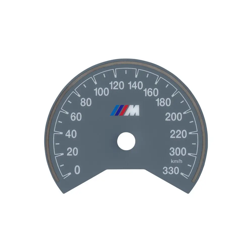 Серая накладка манометра для BMW F30 F31 F34 F32 F33 F36 Инструментальная панель 3M 330KM/H