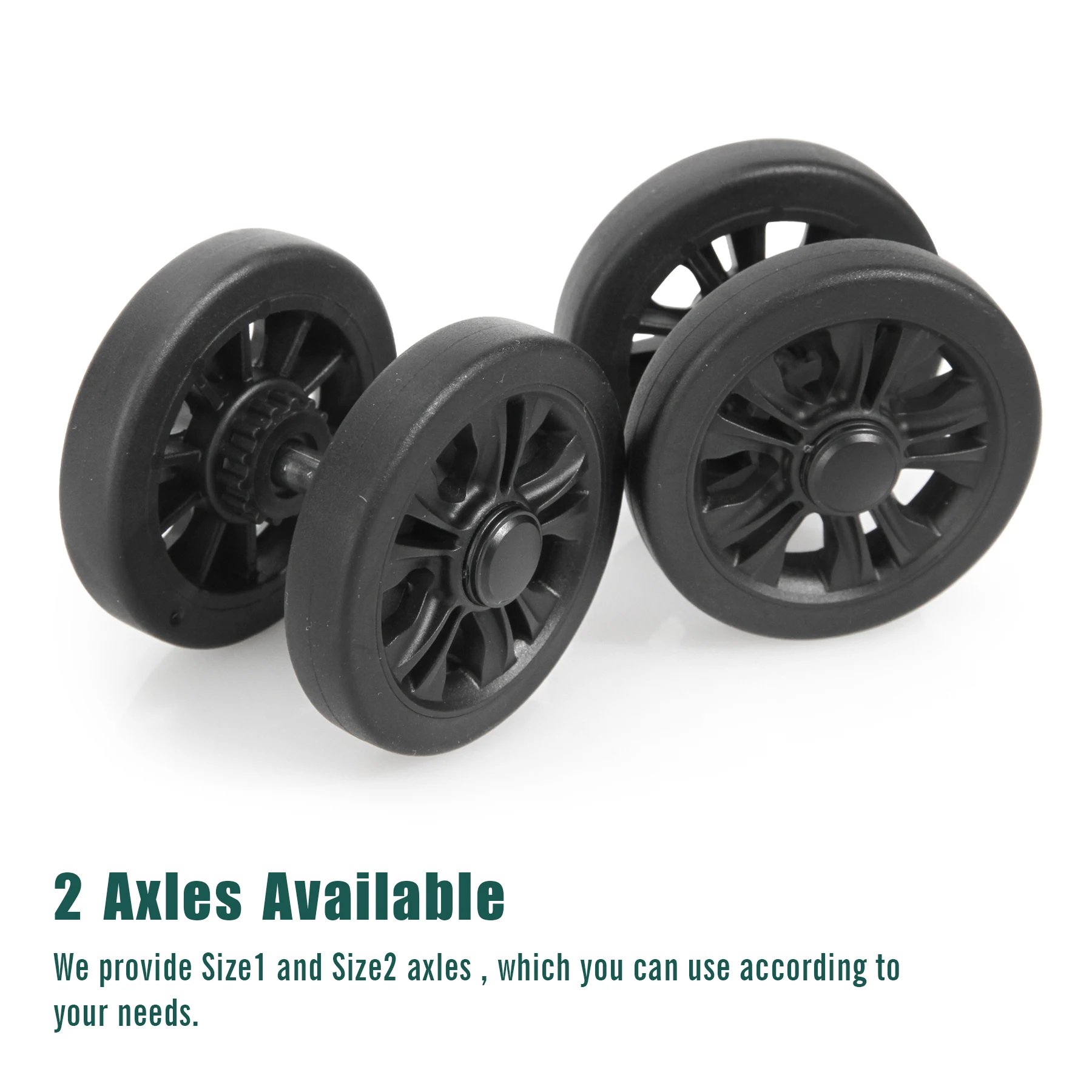 4 шт./компл. колеса для багажа с винтовым колесиком сменный чемодан на колесиках