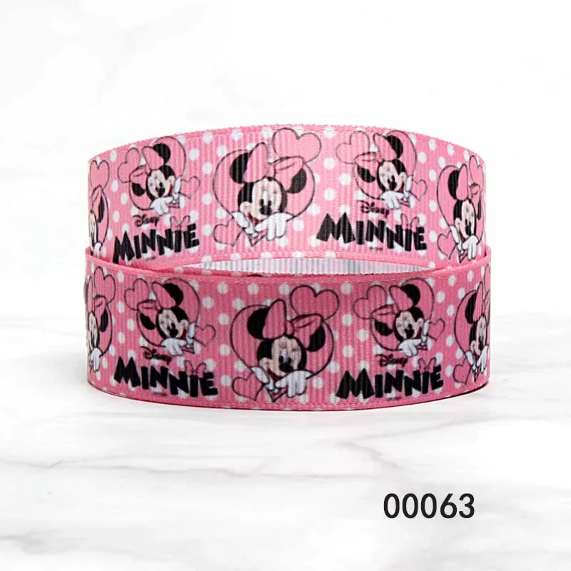 

Fancy Minnie Mickey Printed 1" 25MM Disney Designer Cartoon Ribbons
