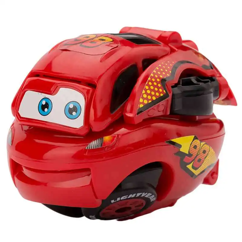 Фото Горячая новинка: Игрушки Disney Toy Story - Трансформирующиеся машинки Молния МакКуин в стиле Q-образ, гоночные модели, подарки для друзей №3