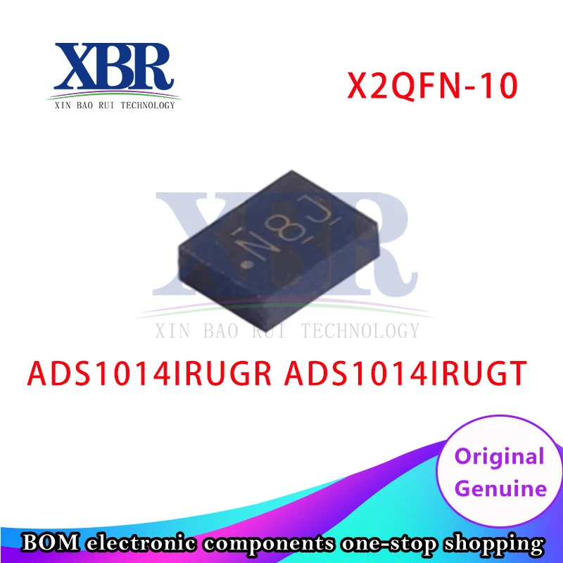 5PCS ADS1014IRUGR ADS1014IRUGT X2QFN-10 Chip IC New Original Oscillators & Resonators