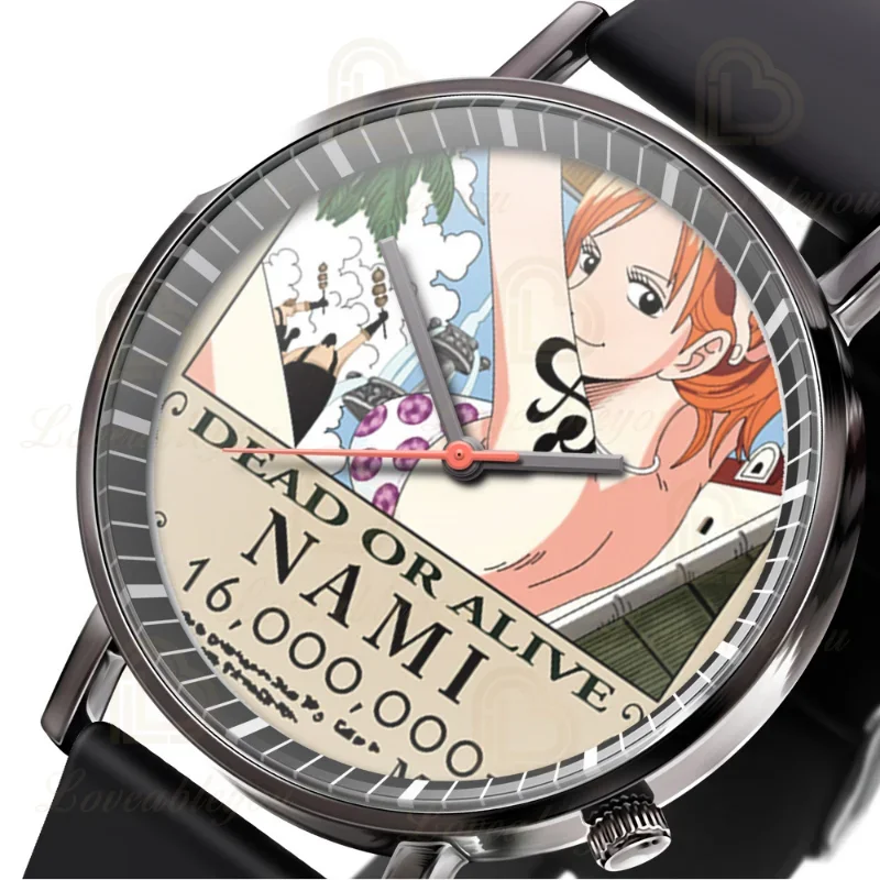 Новое поступление Аниме One Piece Luffy Zoro Sanji Nami для женщин кварцевые часы наручные