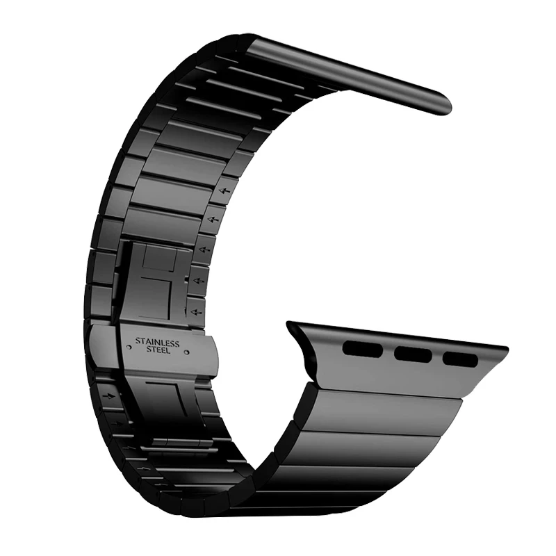 

Stainless Steel Band for Apple Watch band 44mm 40mm 41 iWatch strap 42mm 38mm Butterfly Metal Bracelet watch serie 5 4 3 se 6 7
