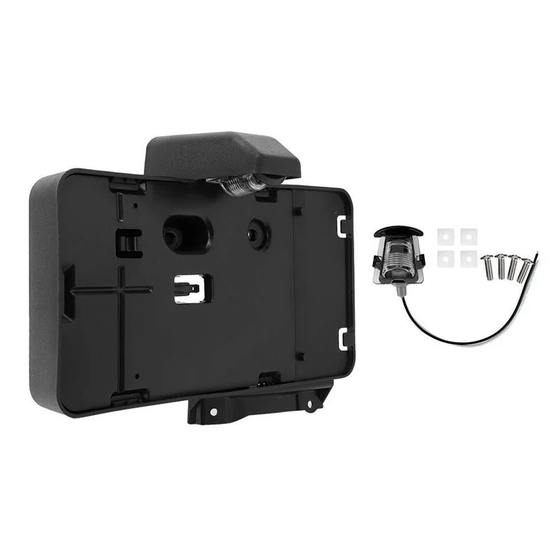 Рамка-держатель для заднего номерного знака автомобиля с фотодержателем