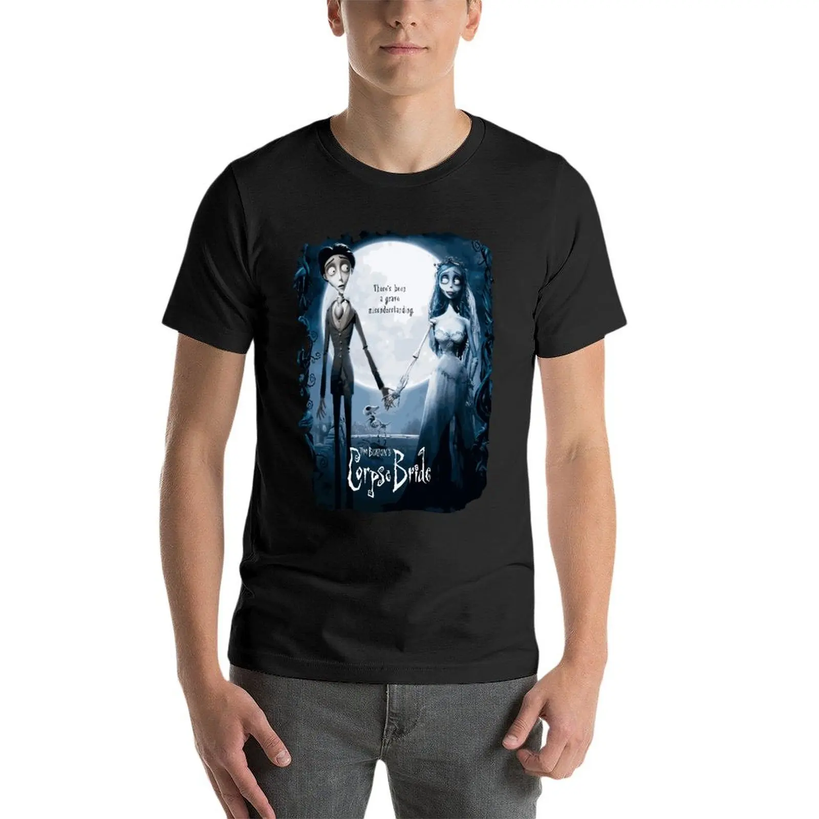 

Corpse Bride Poster Oversize T-Shirt Branded Men'S Clothes 100% Cotton Streetwear Plus Size Tops Tee