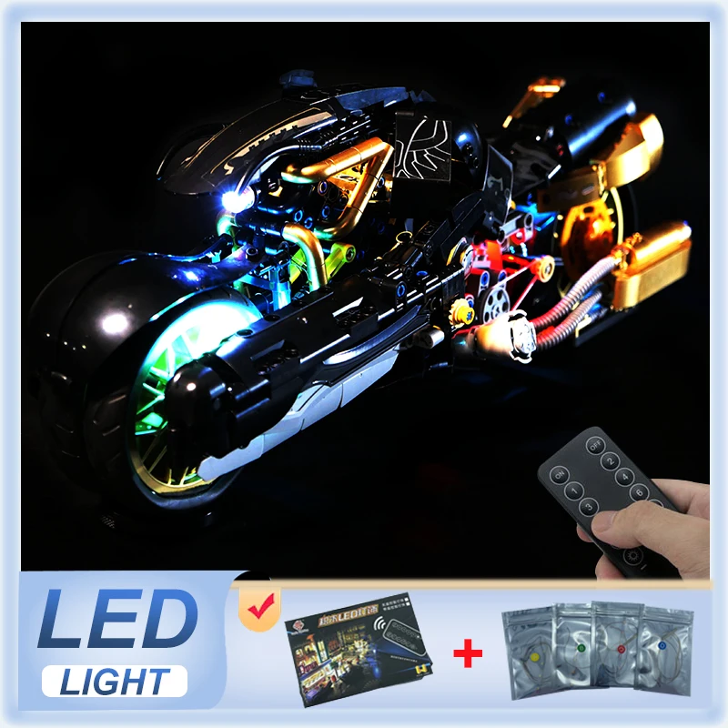 DIY радиоуправляемая деталь набор для мотоцикла LEGO 10248 (только фотосессия без