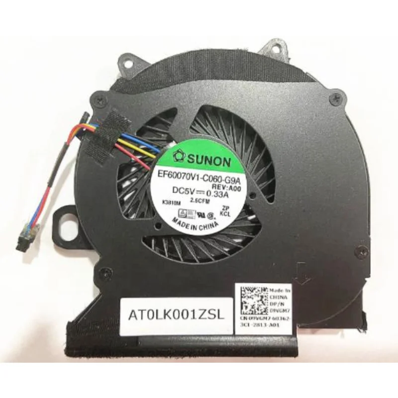 Оригинальный кулер для процессора для ноутбука Dell Latitude E6330 E6430S, EF60070V1-C060-G9A 09VGM7