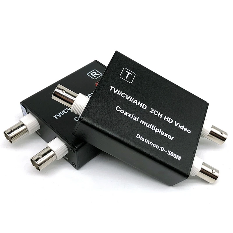 

AHD TVI CVI Video Multiplexer For Cctv Camera 2Ch Coaxial Video Converter For Hikvision Hdcvi 1080P