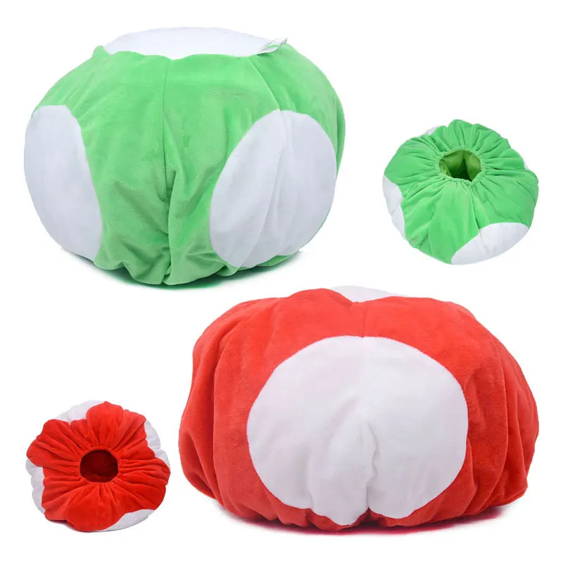 

30CM Toad Mushroom Green And Red Hot Cartoon Cosplay Hat Cute Shower Caps For Friends Gift