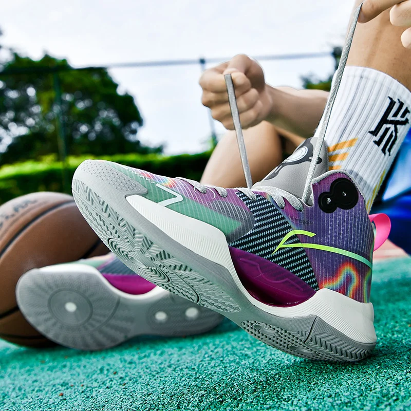 Profession Fashion Cushion Unisex Basketball Sneakers High Quality  Men's Training Shoes Outdoor Anti-slip Women's Sports shoes