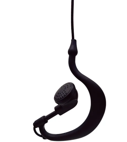 QVXN-QXEJ-4 Clip de hierro transparente para vigilancia portátil,, auricular PTT para Teléfonos móviles inteligentes