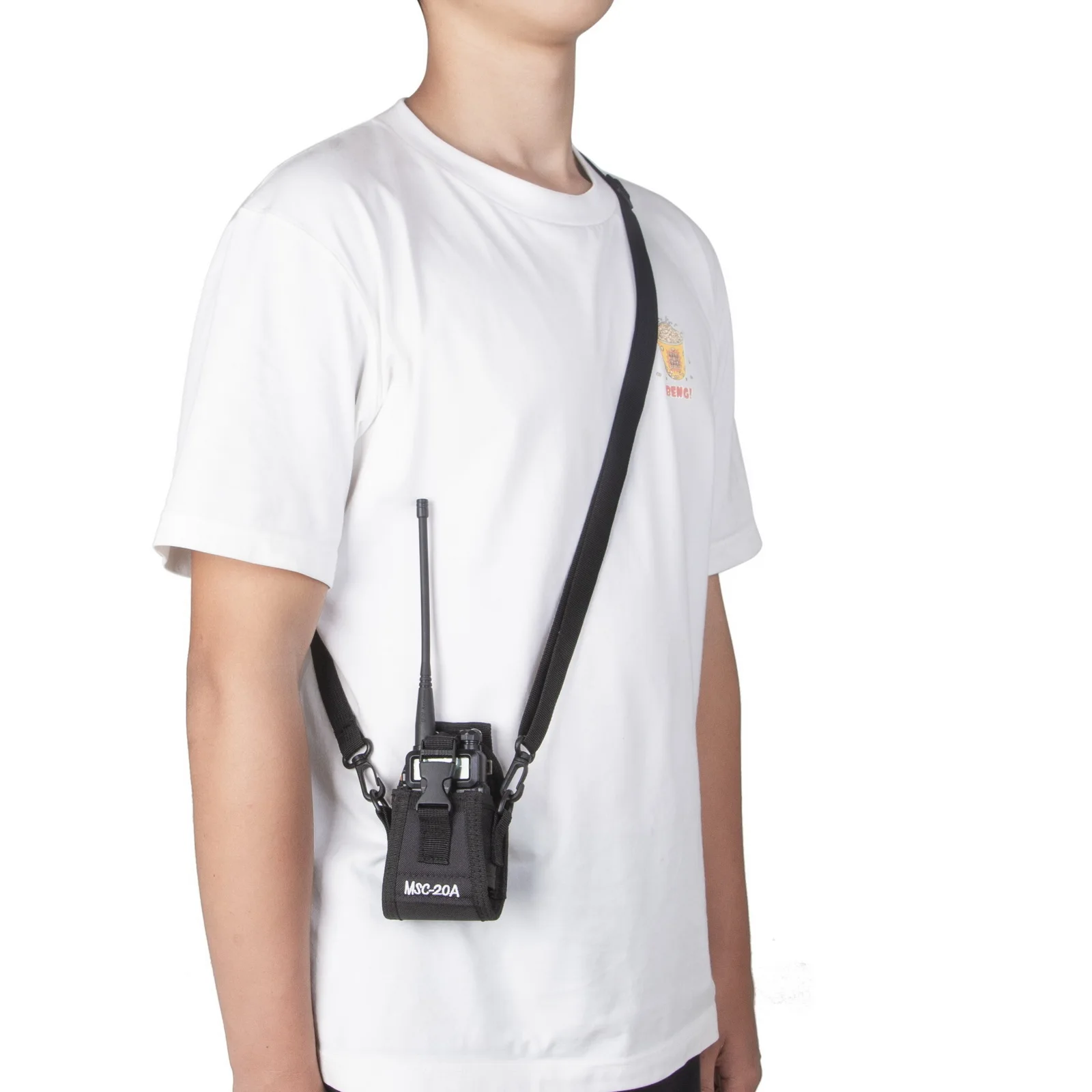 Gtwoilt Radio Case Holder MSC-20A Nylon Carry Case for Baofeng UV-5R UV-82 UV-888S UV-9R Walkie Talkie