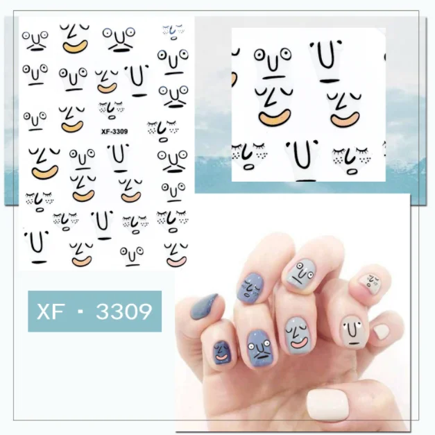 5 шт./упаковка наклейки для ногтей |