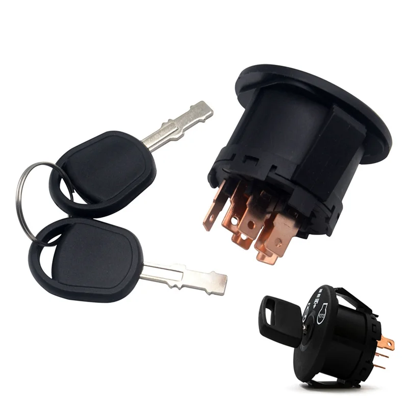 4-позиционный выключатель зажигания с ключом для езды на трактор газонокосилки