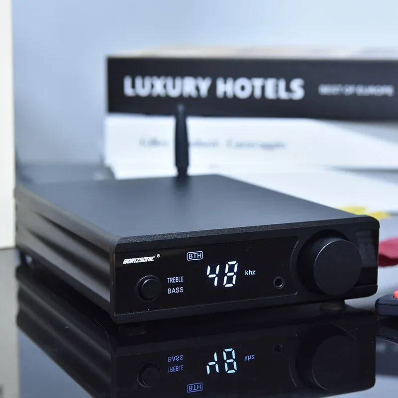 Hi-fi стерео усилитель мощности BRZHIFI Bluetooth 5 0 TDA7498E с активным Φ Amp USB/OPT/COAX DAC декодер